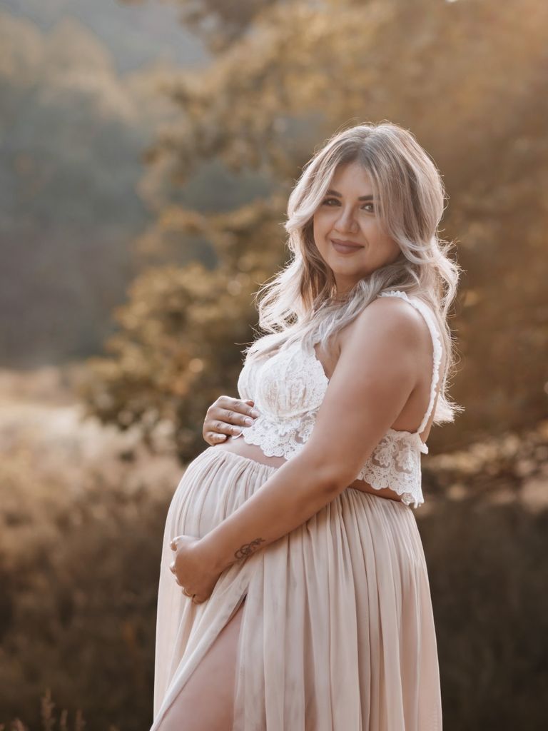 Babybachshooting im Sonnenuntergang Bornheim
